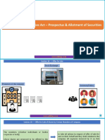 Chapter III of Companies Act - Prospectus & Allotment of Securities