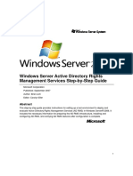 Windows Server Active Directory Rights Management Services