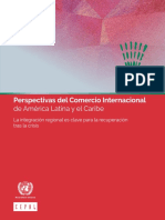 Presentación, Síntesis y Capítulo 1. Perspectivas Del Comercio Internacional de América Latina y El Caribe 2020. CEPAL.2021.