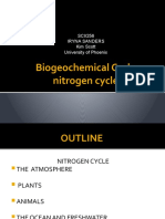 SCI 256 Biogeochemical Cycle (Nitrogen Cycle) WeeKII