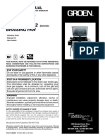 Models HFP/2E & HFP/2 Braising Pan: Operator Manual