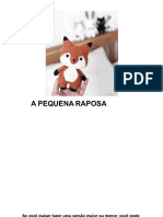 A pequena raposa bordada