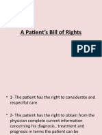 A Patient's Bill of Rights