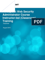 Forcepoint Web Security Administrator Course Instructor-Led (Classroom) Training