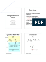 Damping and Symchronizing Notes High Voltage Engineering UET