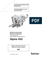 Electrical Diagrams Komax Alpha 433