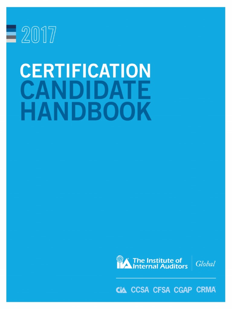 IIA CIA Certification Candidate Handbook | PDF | Internal Audit ...