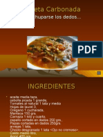 Receta Carbonada