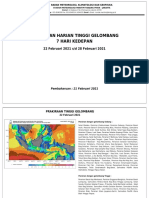 PRAKIRAAN HARIAN TINGGI GELOMBANG 7 HARI KEDEPAN 22feb-28feb