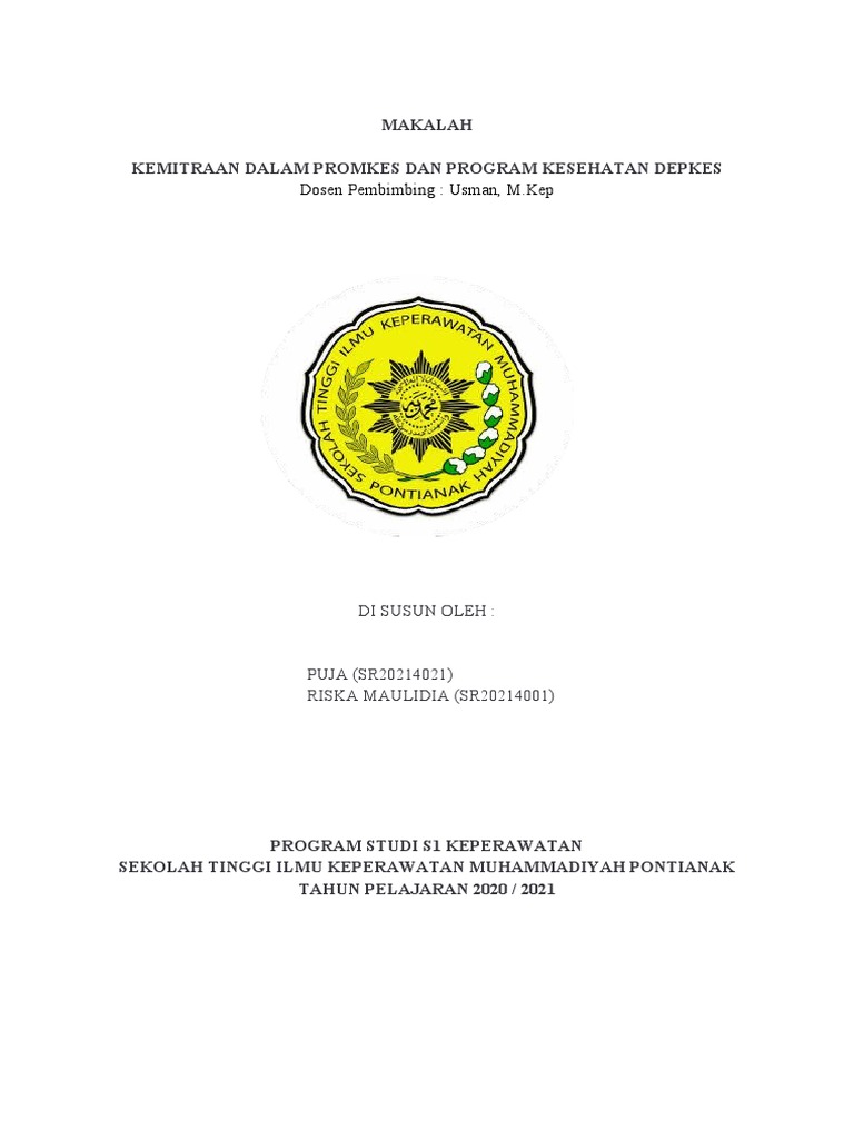 Kemitraan Dalam Promkes