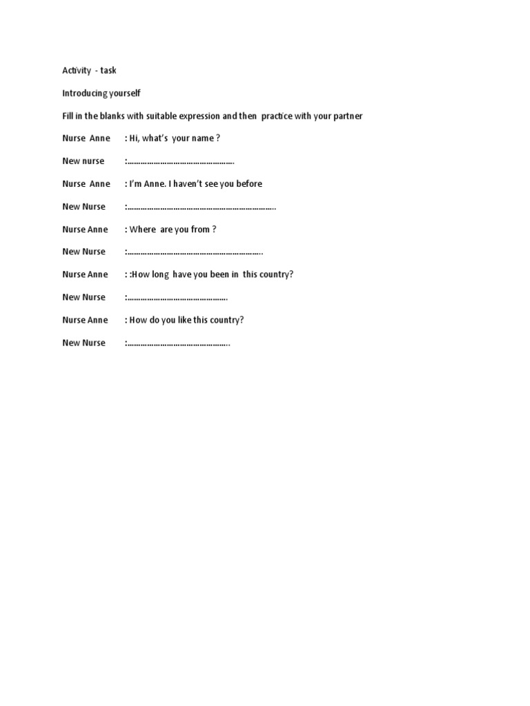 Activity 1 | PDF | Self-Improvement