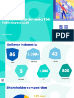 PT Unilever Indonesia TBK: Public Expose 2020