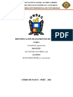 Identificación de Elementos de Costo - MANZANEDO BONILLA, Jean Fischer