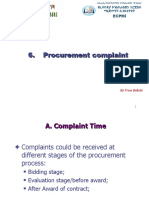 Procurement Complaints