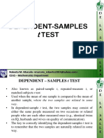 07 - Dependent Sample T Test