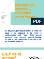 Capsula N°3´´ Practicas manejo del stress en el hogar´´