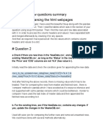 Micron Interview Questions Summary # Question 1 Parsing The HTML Webpages