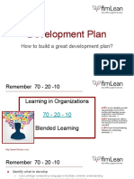 How To Build A Great Development Plan?
