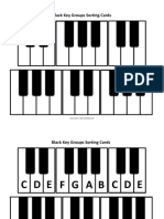 Black Key Groups Sorting Cards