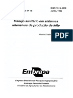 Manejo Sanitário Em Sistemas Intensivos de Produção de Leite