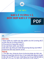 Chủ Đề 3. Khí Lý Tưởng Và Hh