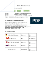 Fiche D'exercices Clasa 5 V A