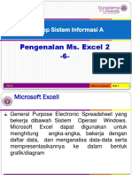 Pengenalan Ms. Excel 2-6