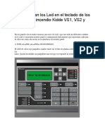 Qué Indican Los Led en El Teclado de Los Paneles de Incendio Kidde VS1