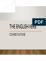 Curs Introductiv - The English Verb - Outline and Bibliography