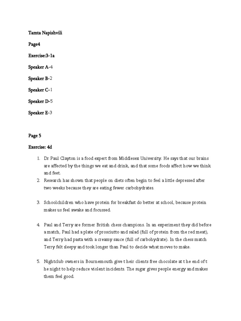 Homework 1 | PDF | Wellness