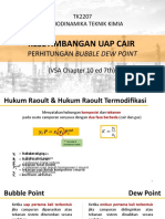 Perhitungan Bubble Dew Point