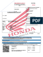 Factura Honda 123456