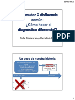 Tartamudez X Disfluencia Común - Cómo Hacer El Diagnóstico Diferencial