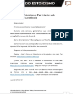 Semana Do Estoicismo Aula 1 PDF Resumo Estoicismo Na Pratica