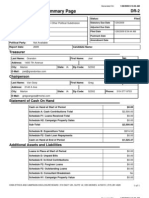 DR-2 Disclosure Summary Page: Treasurer