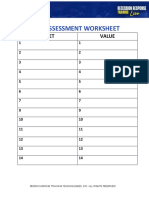 2 Recession Response Asset Assessment WorkSheet