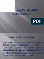 233-Prezentare Anul 1848 în  spaţiul românesc. cls. VIII