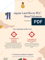 Jaguar Land Rover PLC: Bond Valuation: Submitted by - Hemant Yadav P41078 Section - B