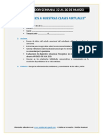 Planificador Semanas 22 Al 26 de Marzo Del 2021