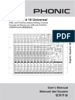 Helix Board 18 Universal: User's Manual Manual del Usuario Փ⫼᠟ݠ