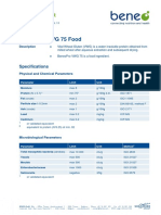 Beneopro VWG 75 Food: Product Sheet