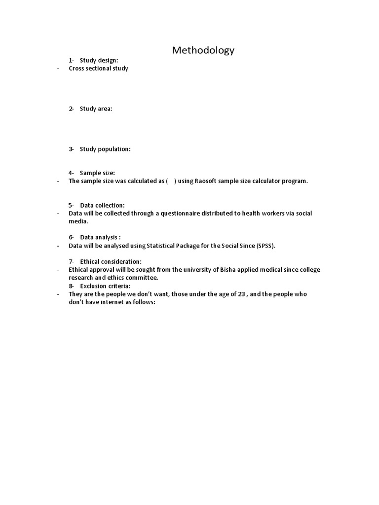 Methodology | PDF