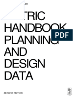 Metric Handbook Planning AND Design Data: Edited by David Adler