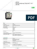 Product Data Sheet: Thermal Overload Relay, Tesys LRD, 9... 13 A, Class 10A