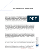 Ciudad "Haptica" Versus Ciudad "Para La Vista" en Juhani Pallasmaa