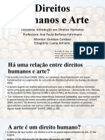 Direitos Humanos, Arte e Literatura