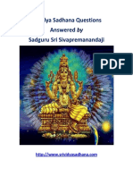 Srividya Sadhana Questions Answered Sadguru Sri Sivapremanandaji