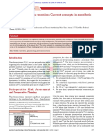 Pheochromocytoma Resection Current Concepts in Ane