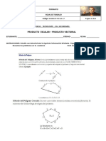 Producto Escalar Producto Vectorial Ejercicios