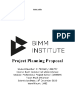 Project Planning Proposal